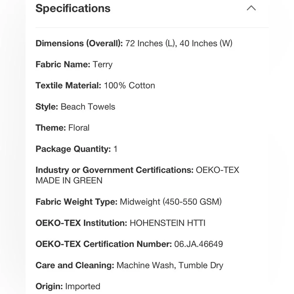 Roller Rabbit x Target Floral Vines Beach Towel
Blue NEW - Picture 6 of 6